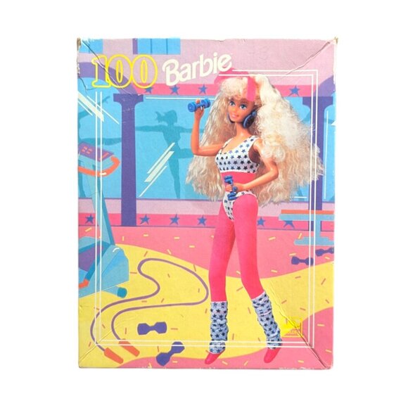 Barbie 1991 Golden Jigsaw Puzzle 100 Pieces 4096D-1 - Acceptable Condition - Picture 1 of 3